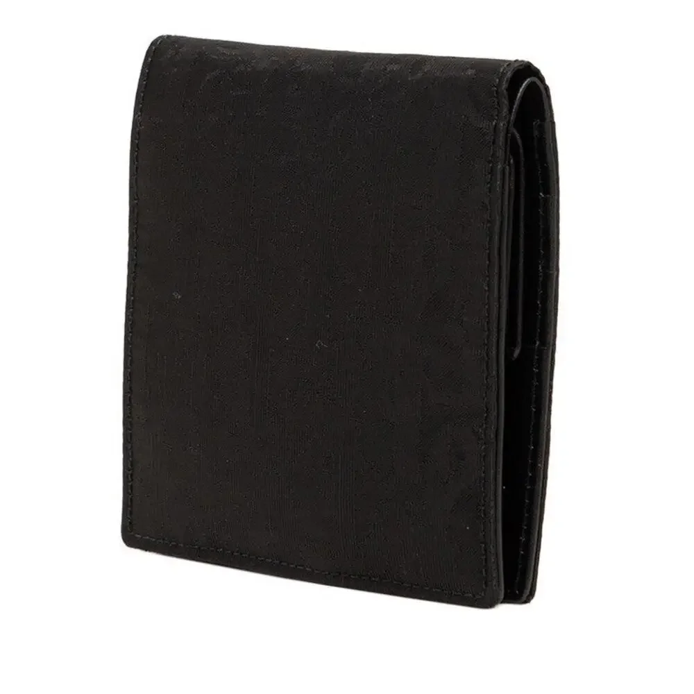 Dior Oblique Jacquard Bifold Wallet Black